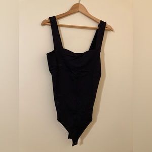 Black Square Neck Abercrombie Bodysuit